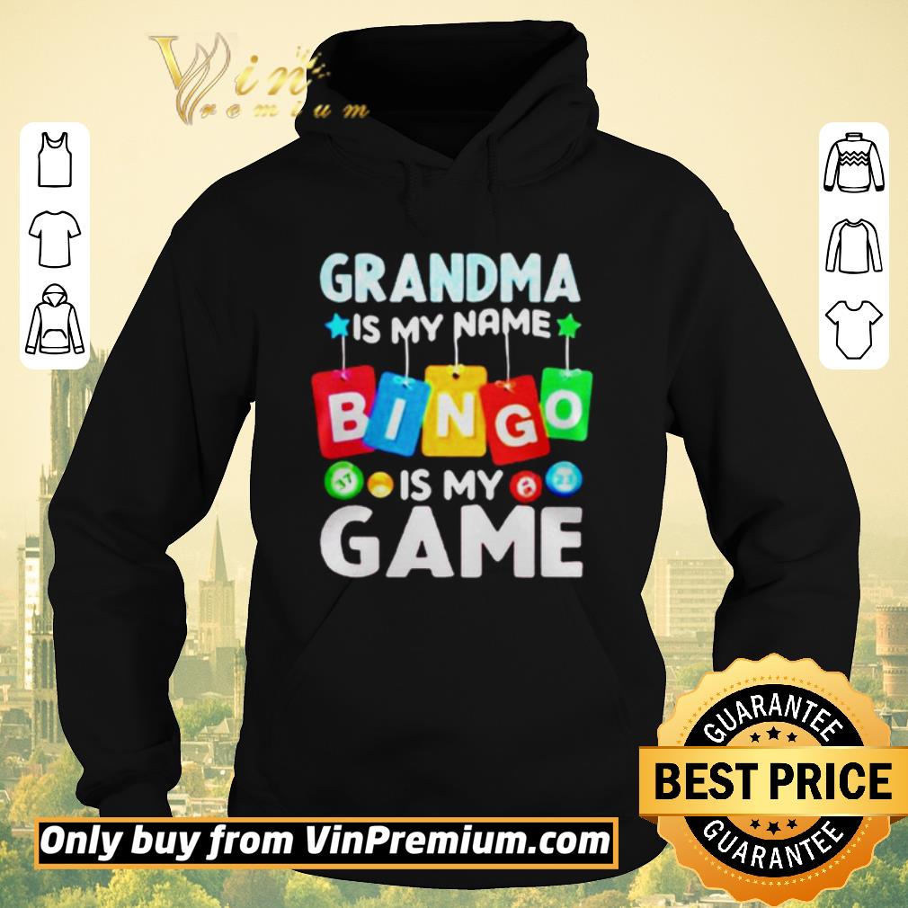 57f3e7c8 premium grandma is my nam bingo is my game shirt sweater 4 - Premium Grandma is my nam Bingo is my Game shirt sweater