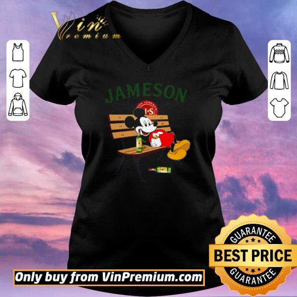 Top Mickey Mouse drink Jameson Irish Whiskey shirt sweater