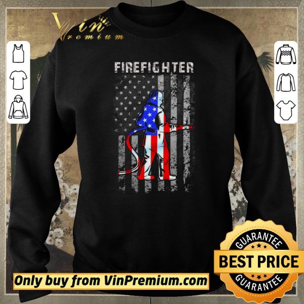 Hot Firefighter American Flag shirt sweater