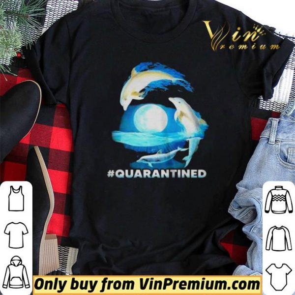 Nautical Full Moon Bottlenose Dolphins Quarantined shirt sweater