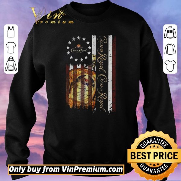 Hot Crown Royal American Flag 4th of july shirt sweater