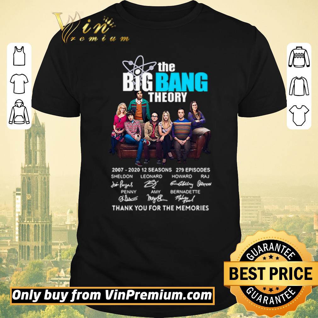 Premium The Big Bang Theory Thank You For The Memoried Signanuter 2007-2020 shirt sweater