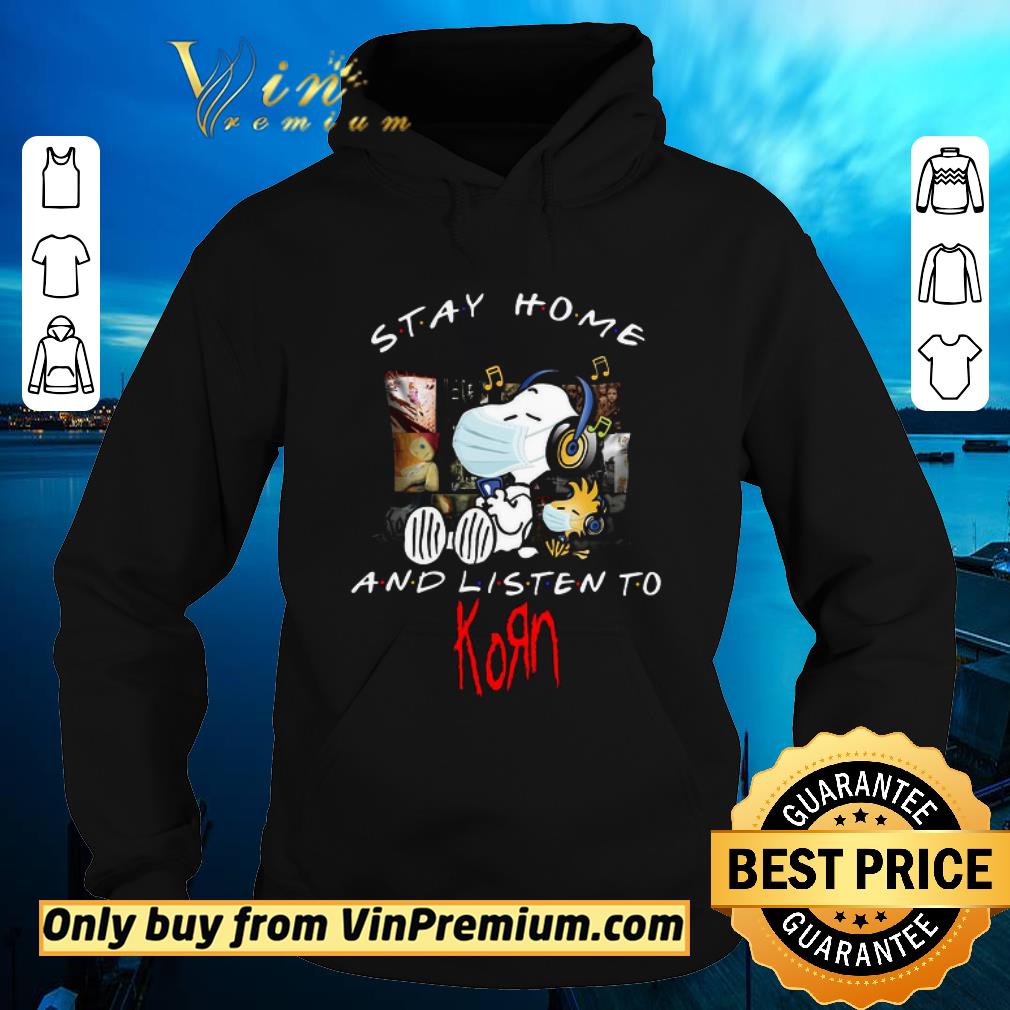 6a7ebd6c funny snoopy mask stay home and listen to korn shirt sweater 4 - Funny Snoopy Mask Stay Home And Listen To Korn shirt sweater