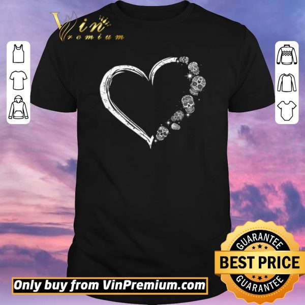 Premium Heart Skulls Tattoo shirt sweater