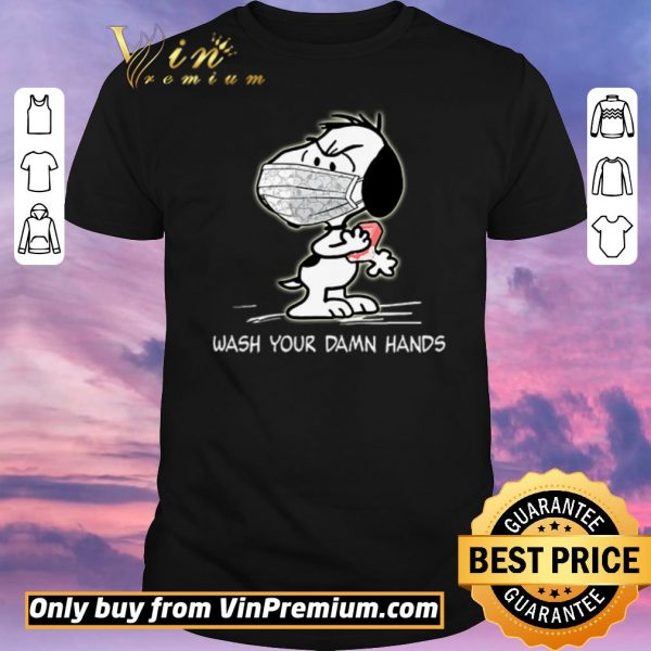 Hot Snoopy wash your damn hands shirt sweater