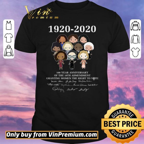 Nice 1920 2020 100 Year Anniversary Of The 19th Admendment Granting Women shirt sweater