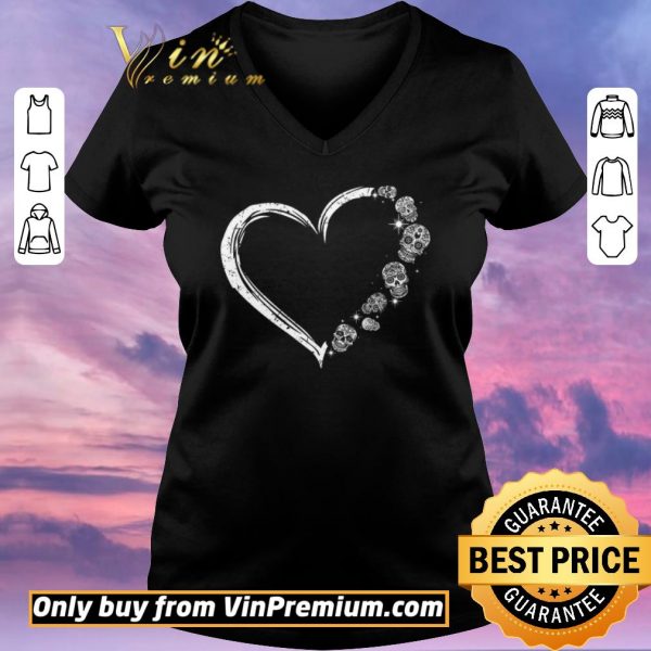 Premium Heart Skulls Tattoo shirt sweater