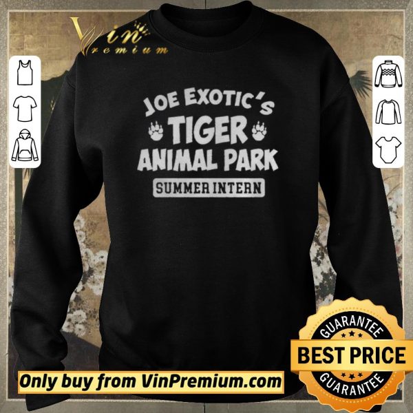 Official Joe Exotics Tiger Animal Park shirt sweater