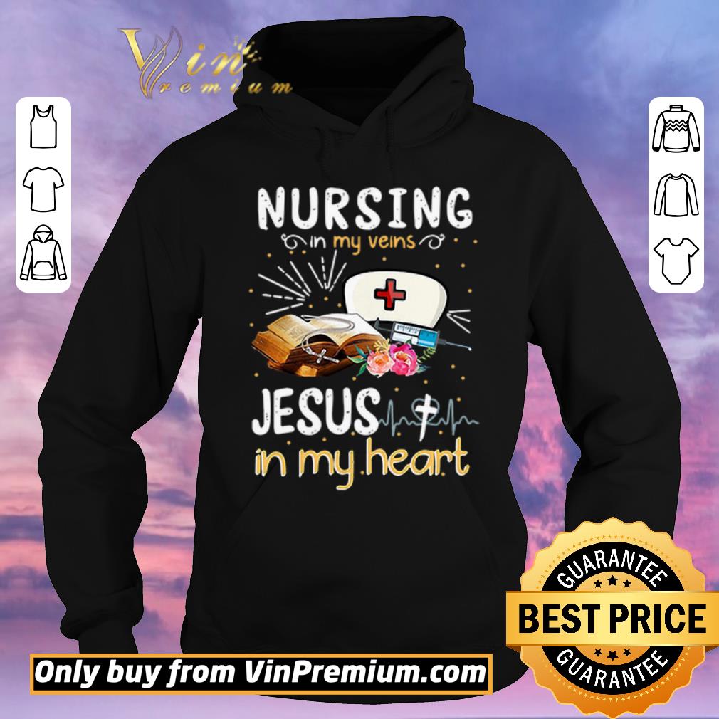Hot Heartbeat Nursing in my veins Jesus in my heart shirt sweater 7641c255 hot heartbeat nursing in my veins jesus in my heart shirt sweater 4 - Hot Heartbeat Nursing in my veins Jesus in my heart shirt sweater