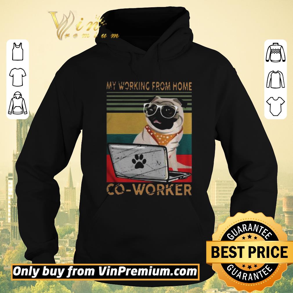 7677f816 official pug my working from home coworker vintage shirt sweater 4 - Official Pug My Working From Home Coworker Vintage shirt sweater