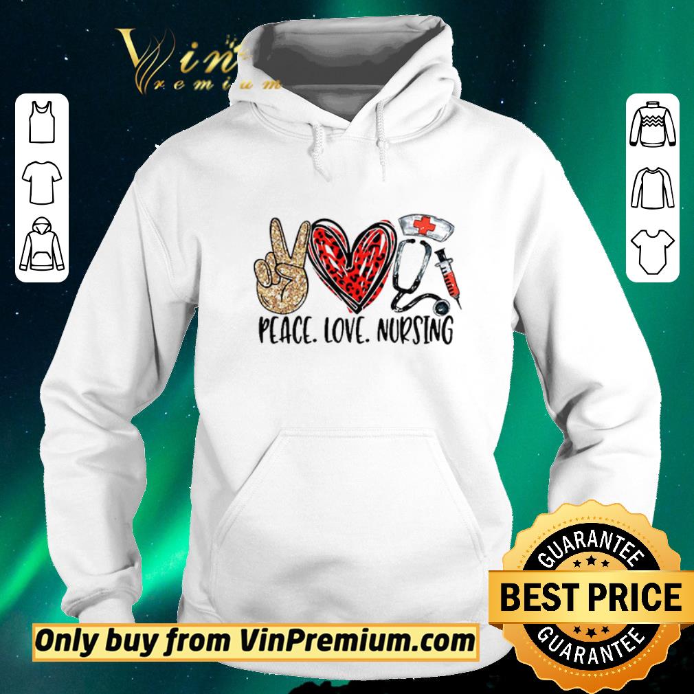 7781acb5 official peace love nursing rn love nurse 2020 shirt sweater 4 - Official Peace Love Nursing RN Love Nurse 2020 shirt sweater