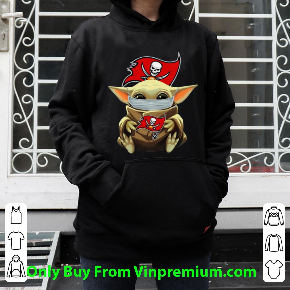 7931b60c official star wars baby yoda face mask hug tampa bay buccaneers shirt 4 - Official Star Wars Baby Yoda Face Mask Hug Tampa Bay Buccaneers shirt
