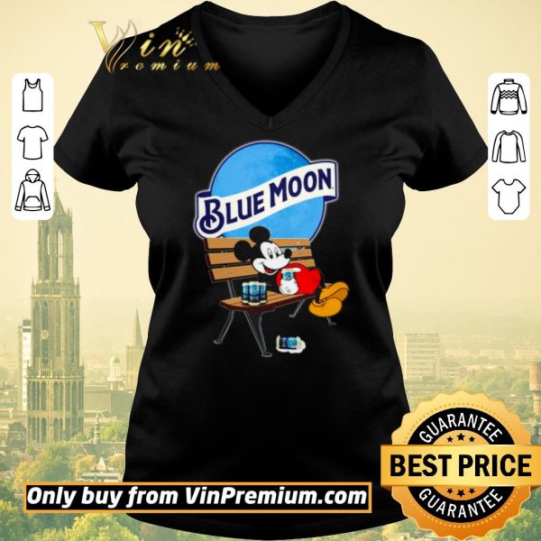 Nice Mickey Mouse drink Blue Moon shirt sweater