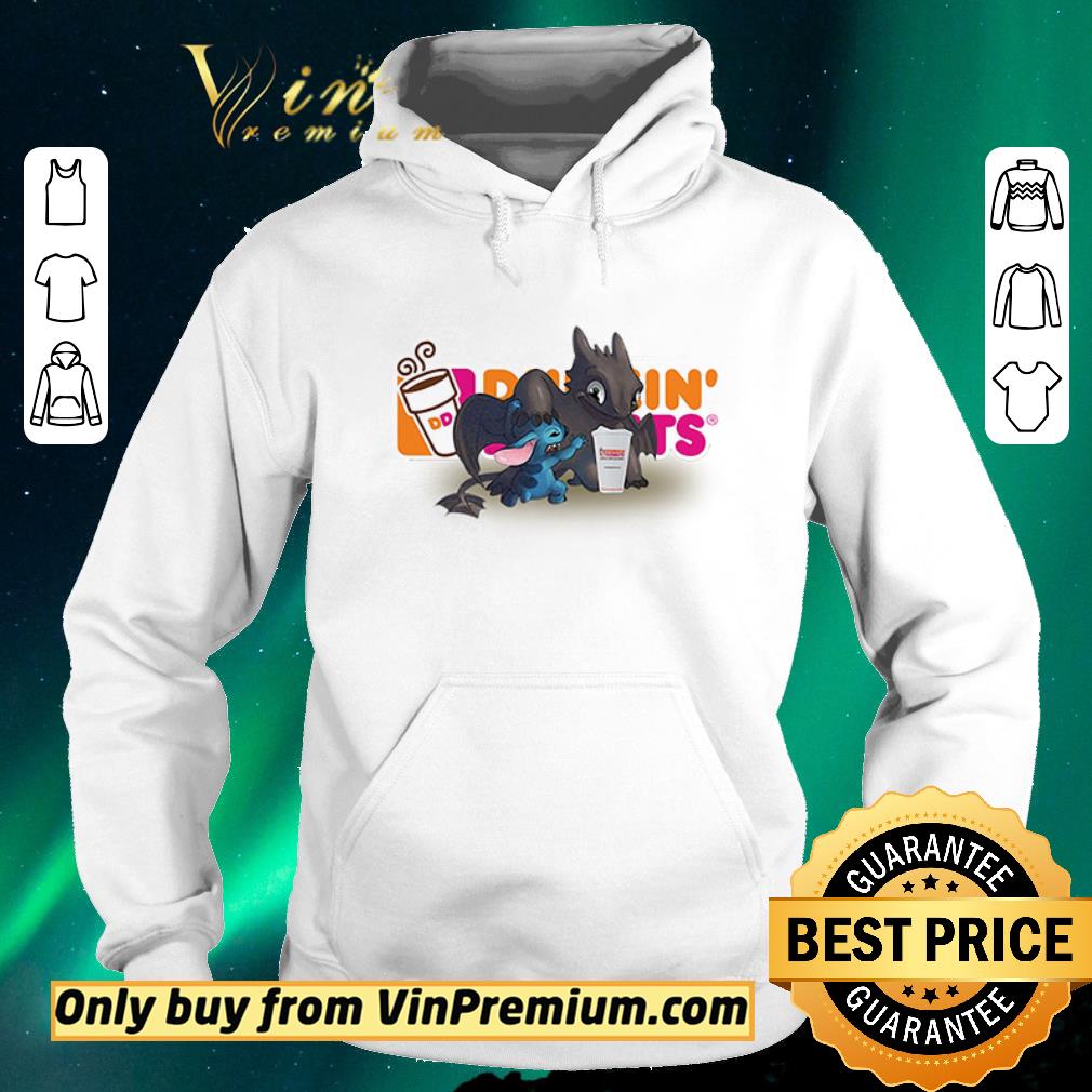 7daf0d73 official stitch and toothless dunkin donuts shirt sweater 4 - Official Stitch and Toothless Dunkin’ Donuts shirt sweater