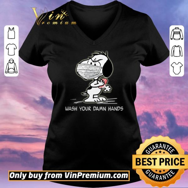 Hot Snoopy wash your damn hands shirt sweater