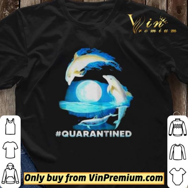 Nautical Full Moon Bottlenose Dolphins Quarantined shirt sweater
