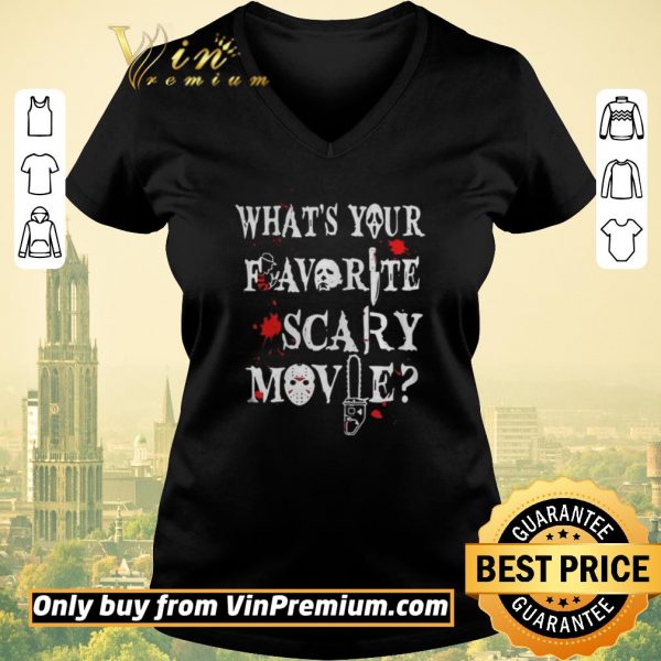 Premium Ghostface Whats Your Favorite Scary Movie shirt sweater