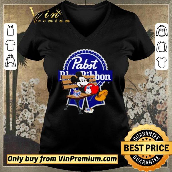 Hot Mickey Mouse drink Pabst Blue Ribbon shirt sweater