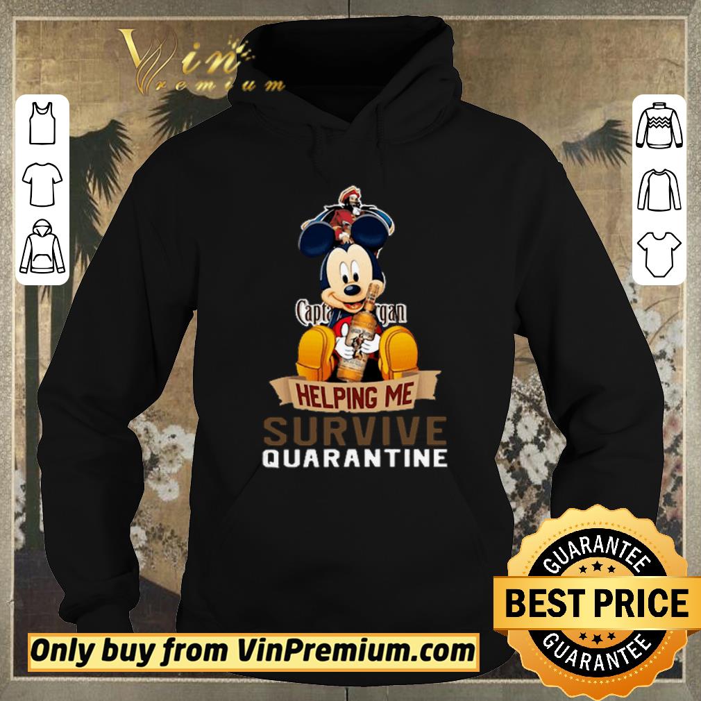 960739cb official mickey mouse captain morgan helping me survive quarantine shirt sweater 4 - Official Mickey mouse captain morgan helping me survive quarantine shirt sweater