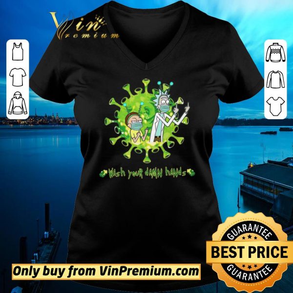 Funny Rick and Morty Wash hands damn hands shirt sweater