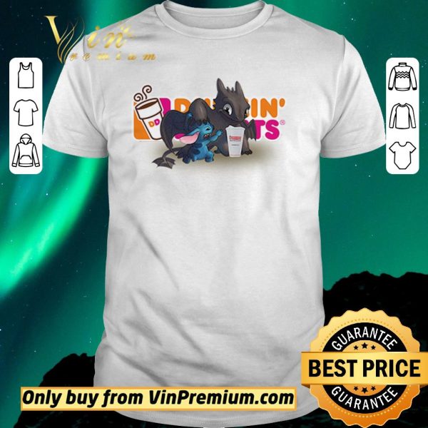Official Stitch and Toothless Dunkin’ Donuts shirt sweater