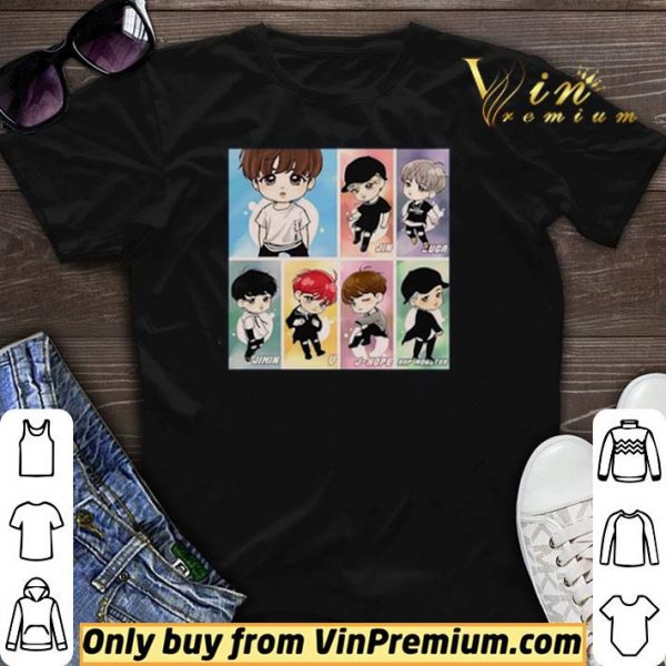 Chibi BTS band member shirt sweater