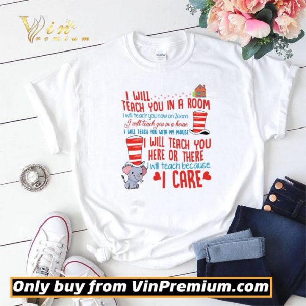 Elephant I Will Teach You In A Room I Will Teach You Now On Zoom shirt sweater
