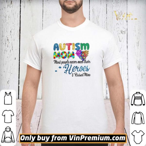 Autism Mom Most People Never Meet Their Heroes I Raised Mice Awareness shirt sweater