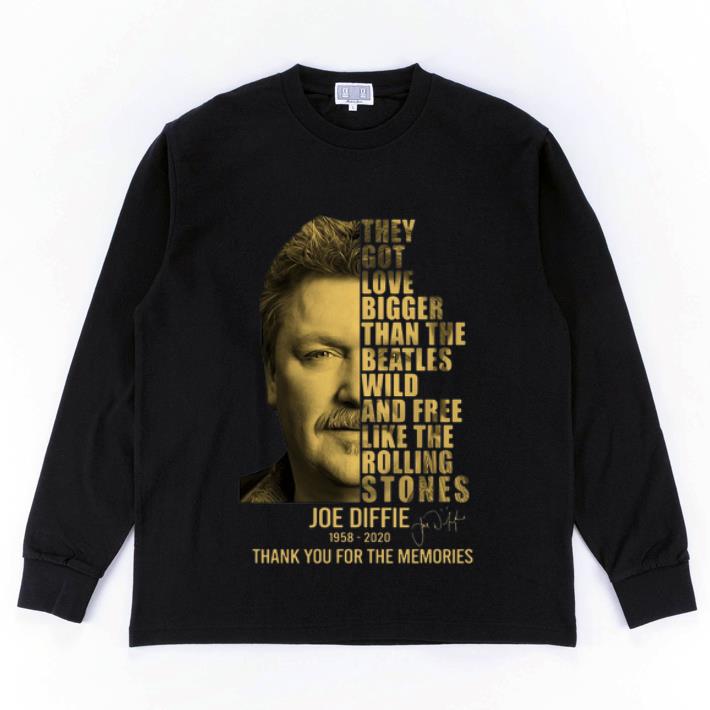 Beautiful Joe Diffie The Rolling Stones Thank You For The Memories Signature shirt 4 - Beautiful Joe Diffie The Rolling Stones Thank You For The Memories Signature shirt