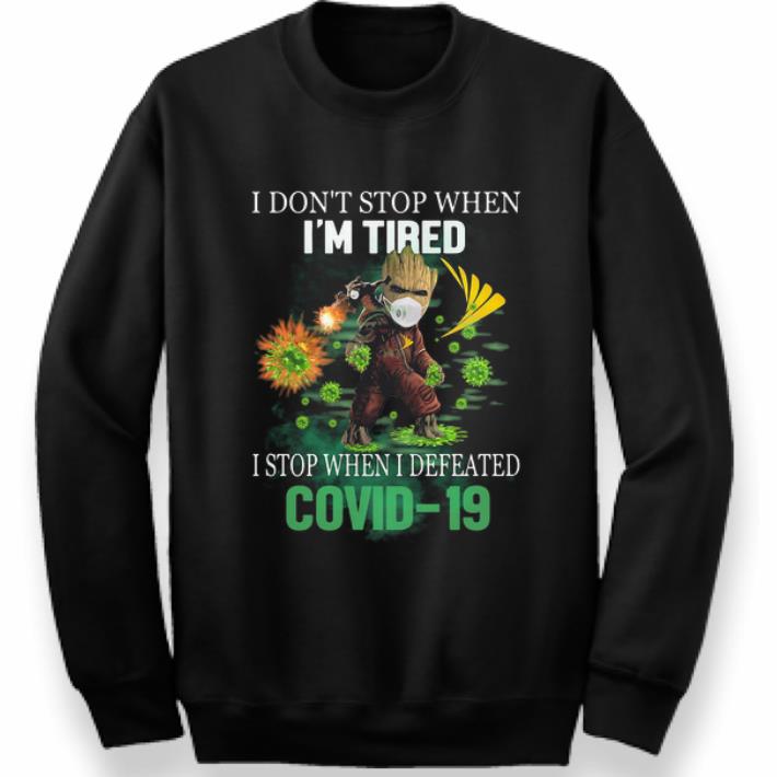 Beautiful Sprint Corporation Baby Groot I Stop When I Defeated Covid 19 shirt 4 - Beautiful Sprint Corporation Baby Groot I Stop When I Defeated Covid-19 shirt