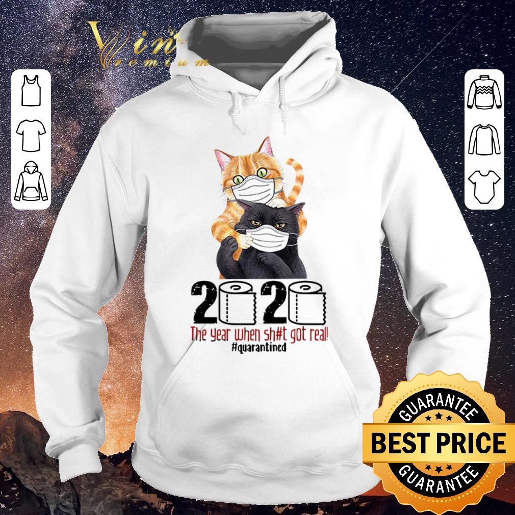 Funny Cats masked 2020 the year when shit got real #quarantined Toilet Paper shirt sweater Funny Cats masked 2020 the year when shit got real quarantined Toilet Paper shirt sweater 4 - Funny Cats masked 2020 the year when shit got real #quarantined Toilet Paper shirt sweater