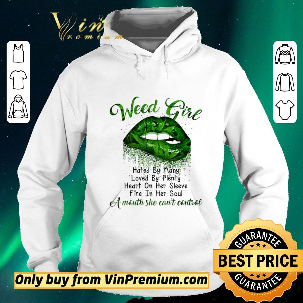 Funny Marijuana Lips Weed Girl Hated By Many Loved By Plenty Heart On Her Sleeve shirt sweater 4 - Funny Marijuana Lips Weed Girl Hated By Many Loved By Plenty Heart On Her Sleeve shirt sweater