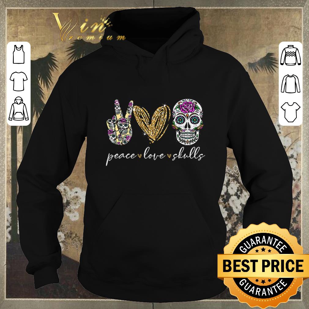 Funny Peace love and skulls diamond shirt sweater Funny Peace love and skulls diamond shirt sweater 4 - Funny Peace love and skulls diamond shirt sweater