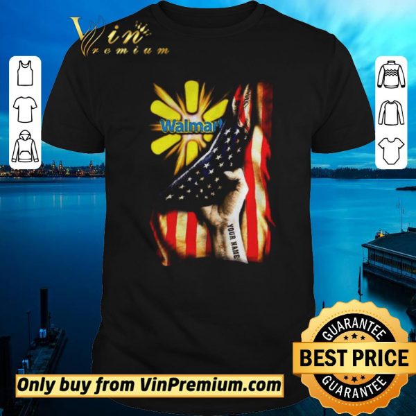 Funny Walmart Proud American Flag Personalized shirt sweater