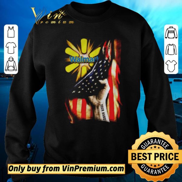 Funny Walmart Proud American Flag Personalized shirt sweater