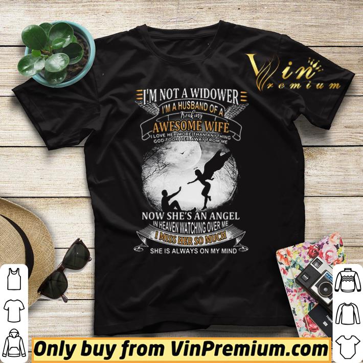 I’m not a widower I’m a husband of a freaking awesome wife shirt sweater I m not a widower I m a husband of a freaking awesome wife shirt sweater 4 - I’m not a widower I’m a husband of a freaking awesome wife shirt sweater