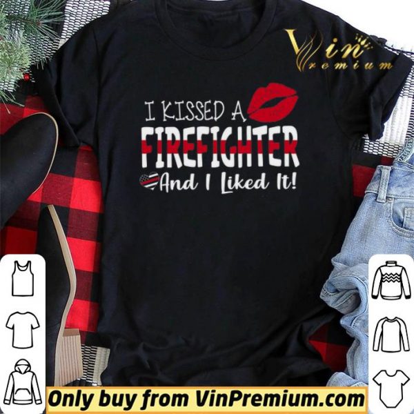 Lips I Kissed A Firefighter Andi Like It shirt sweater