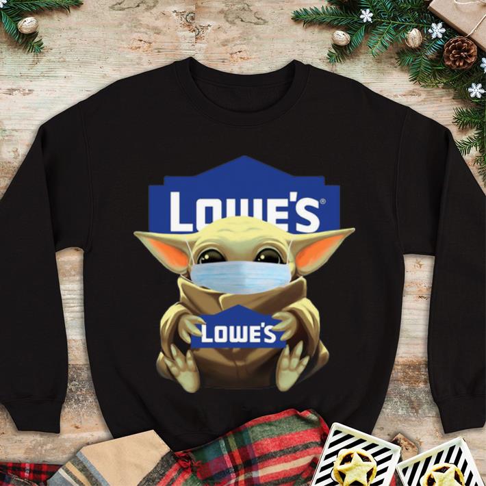 Nice Star Wars Baby Yoda Mask Hug Lowe s Covid 19 shirt 4 - Nice Star Wars Baby Yoda Mask Hug Lowe’s Covid-19 shirt