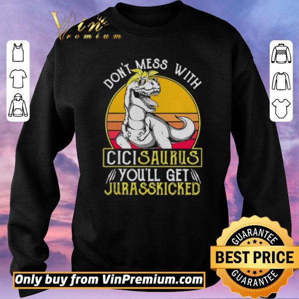 Official Jurasskicked Cici Saurus Dinosaur Mother shirt sweater