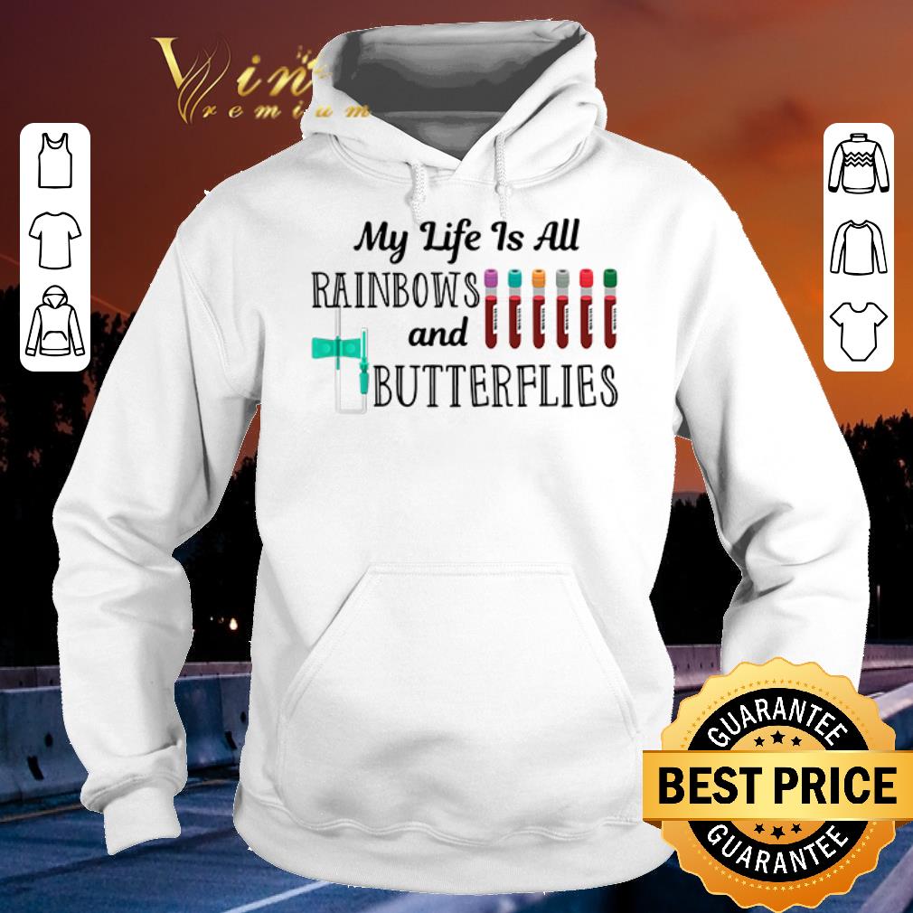 Official My life is all rainbows and butterflies shirt sweater 4 - Official My life is all rainbows and butterflies shirt sweater