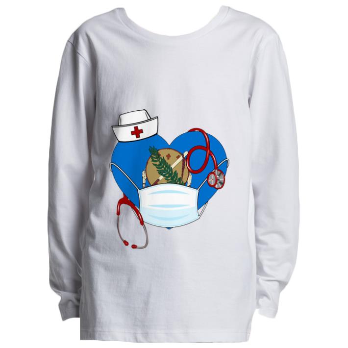 Official Oklahoma Heart Mask Nurse Protection shirt 4 - Official Oklahoma Heart Mask Nurse Protection shirt
