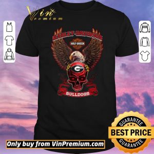 Official Skull Georgia Bulldogs Motor Harley Davidson Cycles shirt sweater