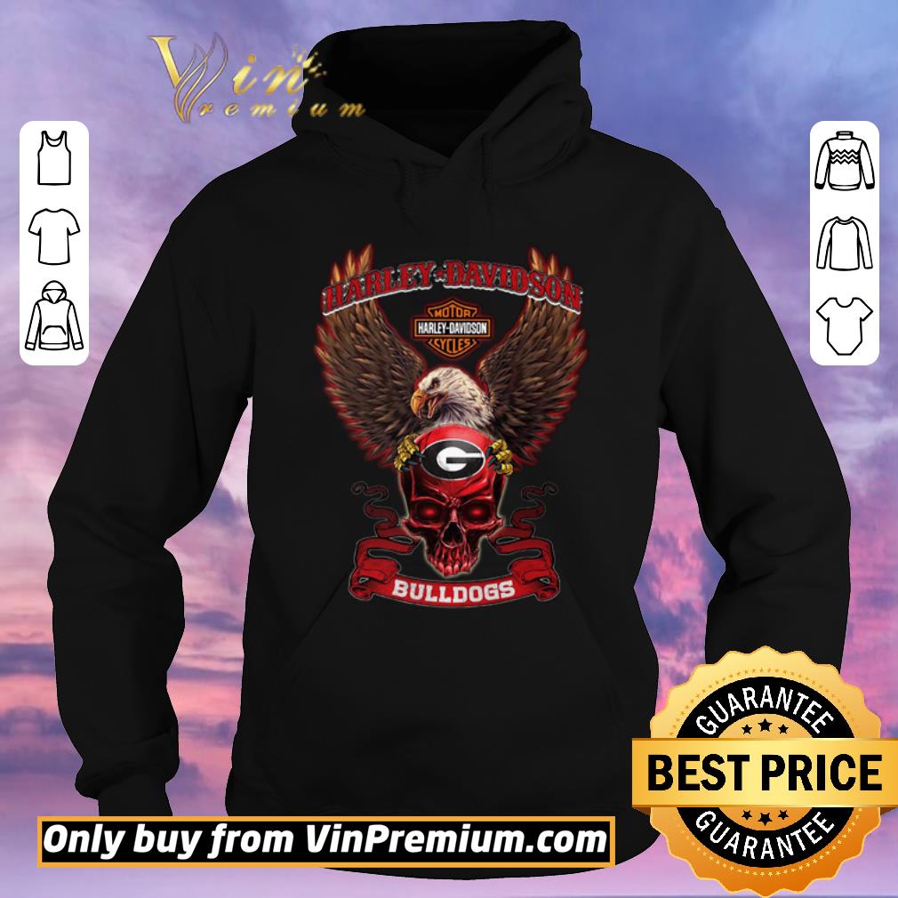 Official Skull Georgia Bulldogs Motor Harley Davidson Cycles shirt sweater 4 - Official Skull Georgia Bulldogs Motor Harley Davidson Cycles shirt sweater