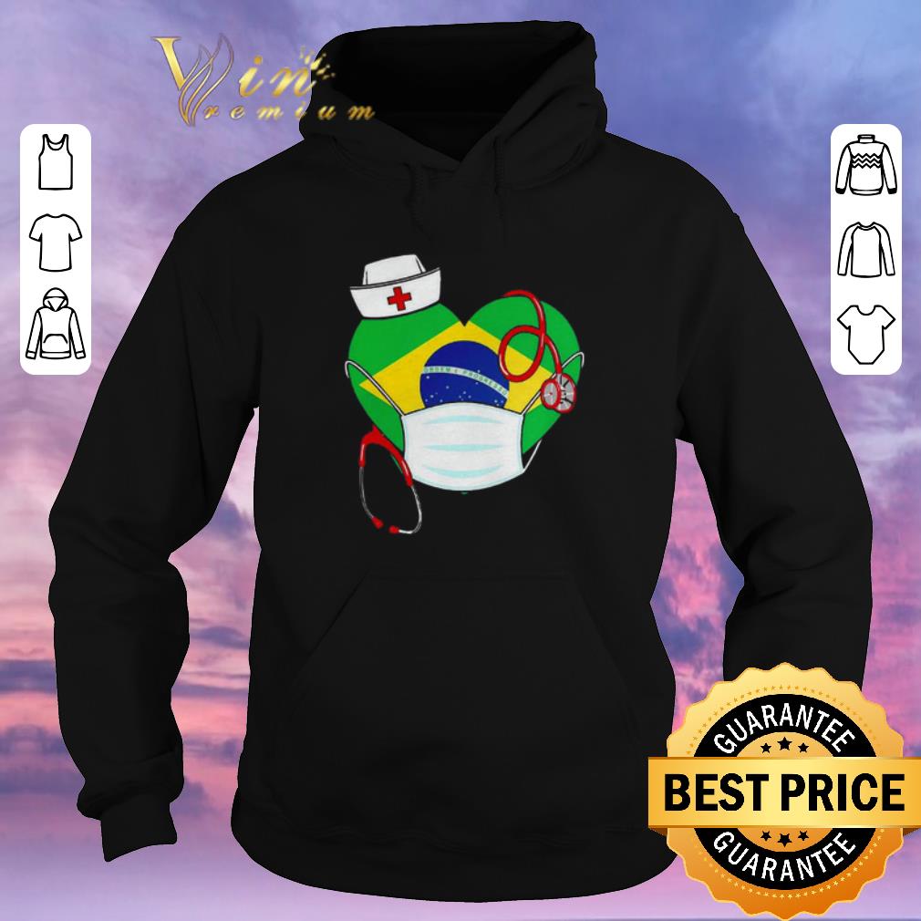 Official nurse Brazil heart shirt sweater 4 - Official nurse Brazil heart shirt sweater