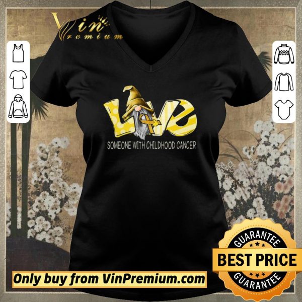 Original Gnomes Love Someone With Childhood Cancer Awareness shirt sweater