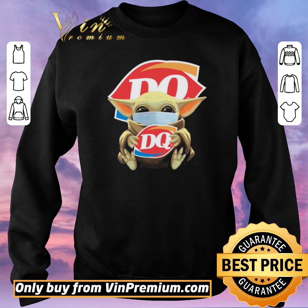 Premium Baby Yoda Mask Hug Dairy Queen shirt sweater Premium Baby Yoda Mask Hug Dairy Queen shirt sweater