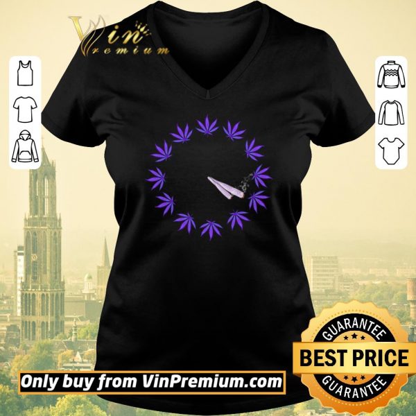 Premium Cannabis Clock shirt sweater
