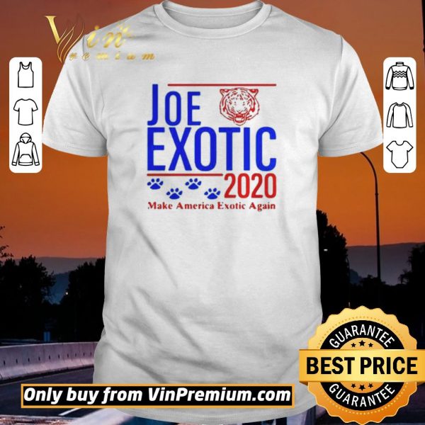 Premium Joe Exotic Tiger King Make America Exotic Again 2020 shirt sweater