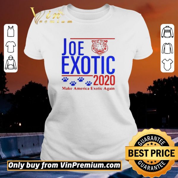 Premium Joe Exotic Tiger King Make America Exotic Again 2020 shirt sweater