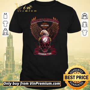 Premium Skull Motor Halley Davidson Cycles Alabama Crimson Tide shirt sweater
